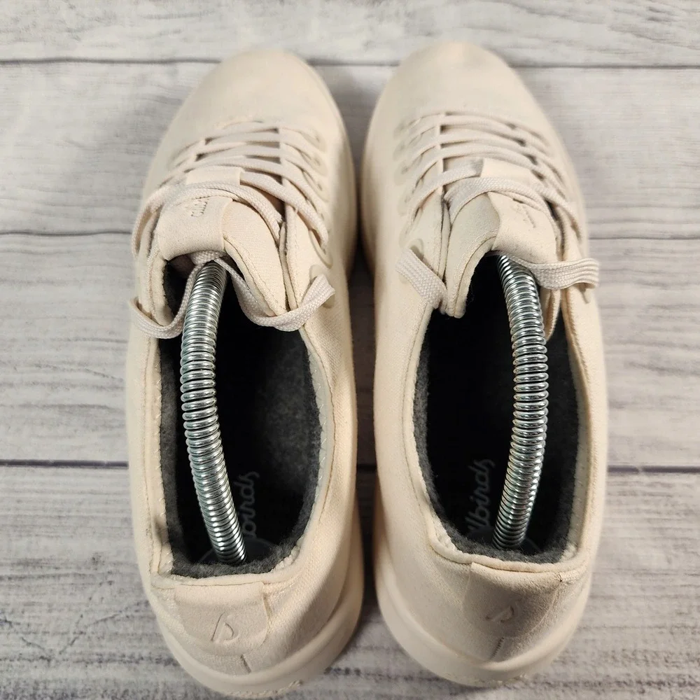 Allbirds Mens Size 9 Cruiser Canvas Sneakers Cream Beige Low Top Shoes